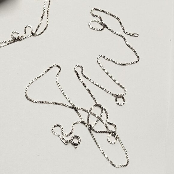 24 inch 925 Sterling Silver Italy Necklace, 925 Sterling Silver Chain - Picture 10 of 16